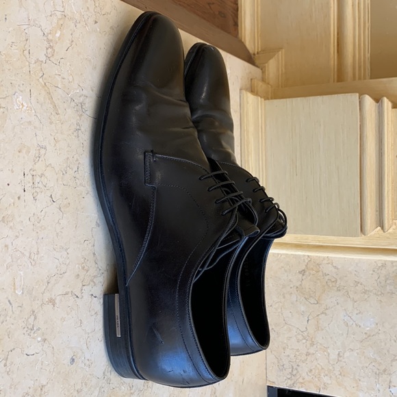Prada black leather oxfords. Lace up. Size 11 - Picture 4 of 13